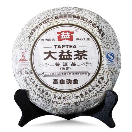 2010 TAETEA Batch 001 Шу Пуэр Чайная зона Мэнхай High Mountain Rhyme Impression Спелый чайный пирог Пу Эр 357г