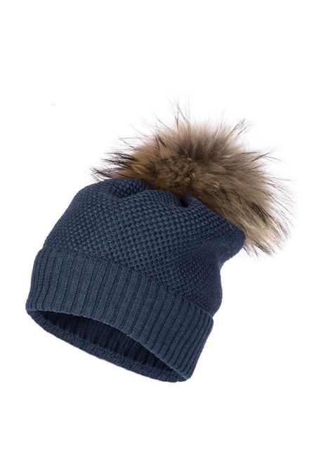 Шапка с помпоном Снег Идёт