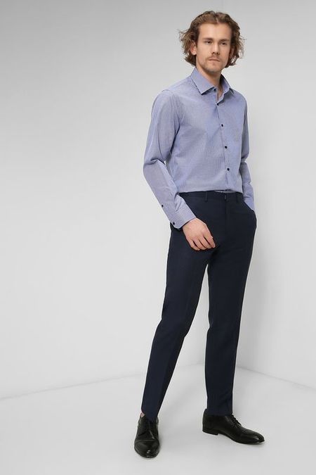 Хлопковая сорочка Slim fit DMolina 7230₽