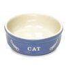 керамика голубая с рисунком CAT 13,5x5см