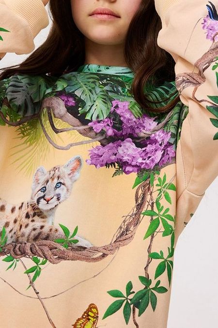 Свитшот хлопковый с принтом Molo 6472₽