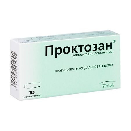 ПРОКТОЗАН супп. рект. №10