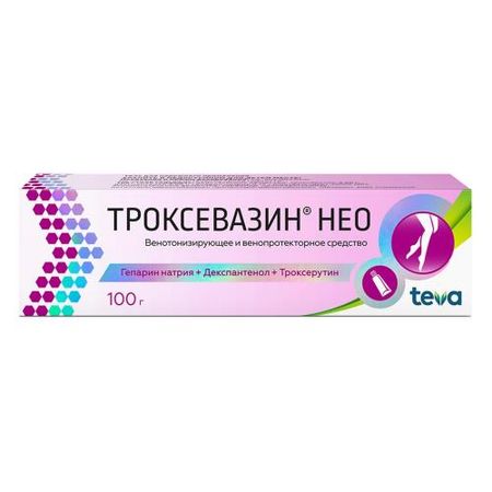 ТРОКСЕВАЗИН НЕО гель туба 100 гр