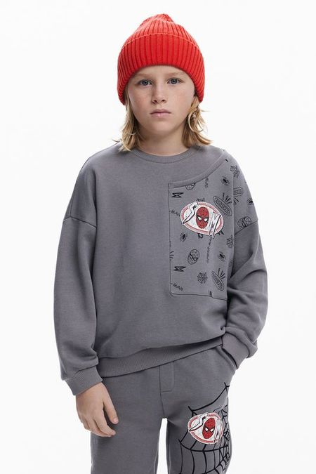 Свитшот хлопковый с принтом Desigual 4717₽