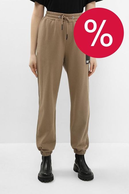 Джоггеры хлопковые на кулиске Karl Lagerfeld Jeans 7940₽