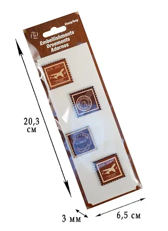Марки (дерево) (4шт.) (WDP5204)