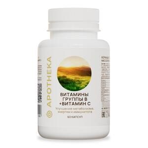 Apotheka Витамины группы В + Витамин С Капсулы 60 шт