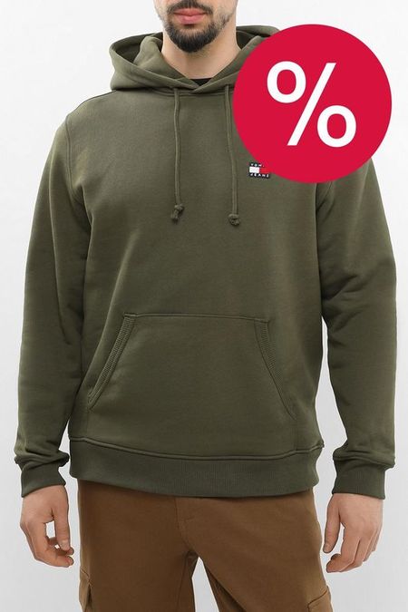 Худи хлопковое с карманом Tommy Jeans 7990₽