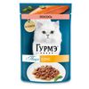 Влажный корм GOURMET PERLE для кошек, лосось, соус