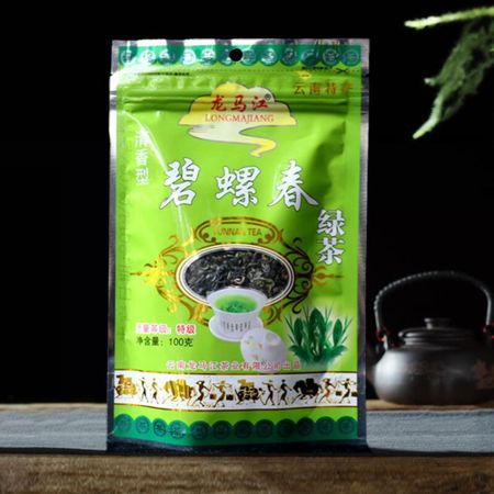 100 г юньнаньского зеленого чая Biluochun Spring Tea Loose Leaf Pre-Ming Nanhao