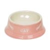 Cat керамическая розовая