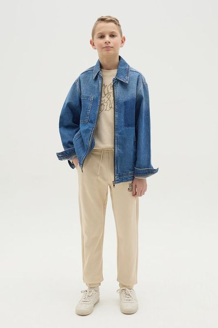 Брюки хлопковые на кулиске OVS 990₽