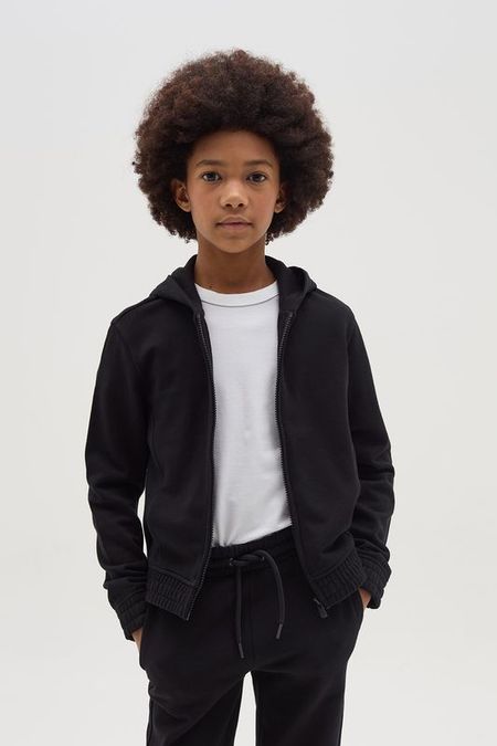 Толстовка хлопковая с капюшоном на молнии OVS 1305₽