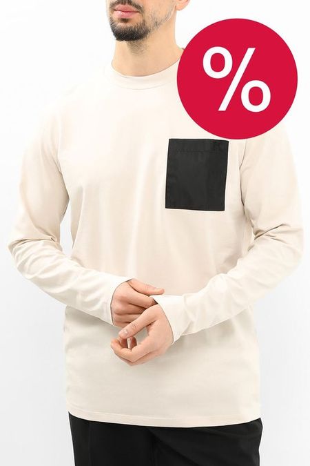 Лонгслив хлопковый с карманом Karl Lagerfeld 8750₽