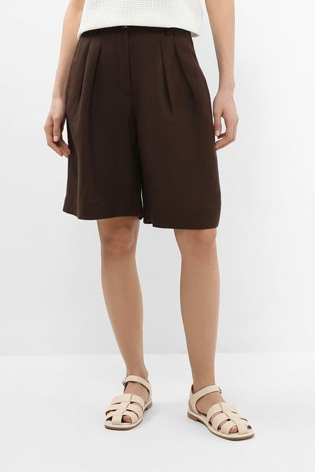 Шорты льняные с защипами SABRINA SCALA 4717₽