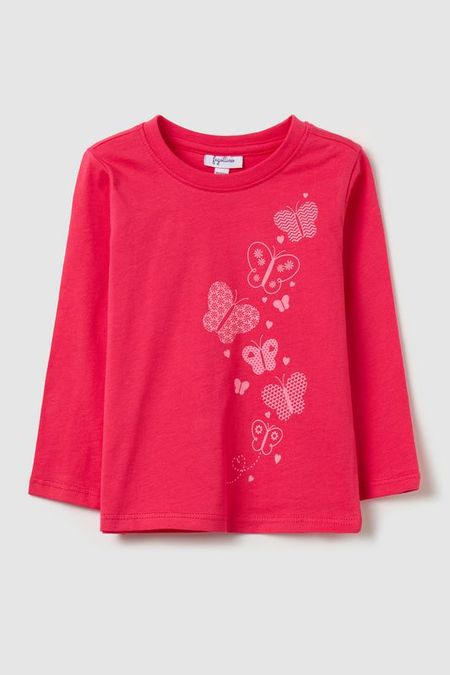 Лонгслив хлопковый с принтом Fagottino 307₽