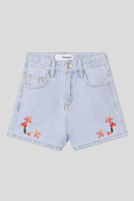 Шорты джинсовые с вышивкой Desigual 4192₽