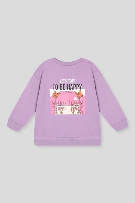 Свитшот хлопковый с принтом GIOCO 1357₽