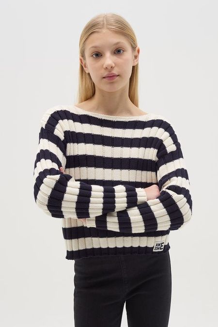 Джемпер хлопковый с полоску OVS 1567₽