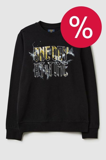 Свитшот хлопковый с принтом OVS 940₽