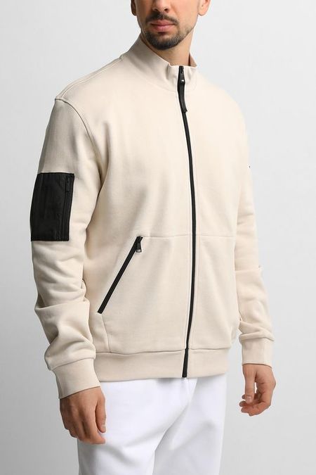 Толстовка хлопковая на молнии с карманом Karl Lagerfeld 18490₽