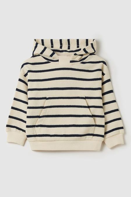 Худи хлопковое в полоску Fagottino 1305₽