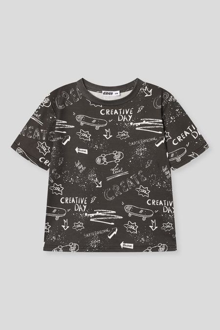 Футболка хлопковая с принтом GIOCO 675₽