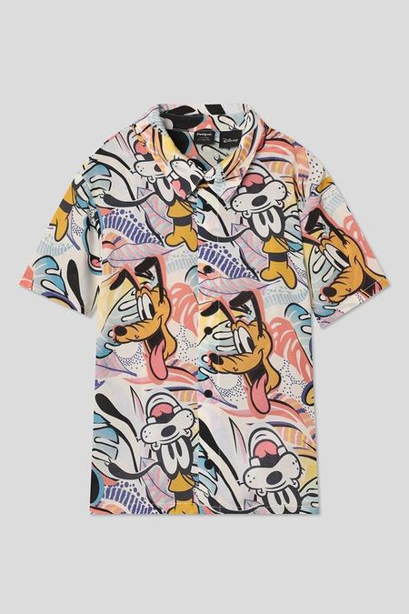 Рубашка с коротким рукавом с принтом Desigual 4192₽