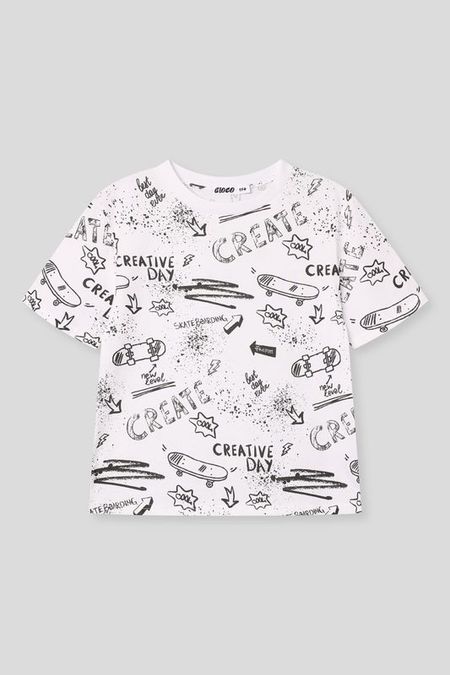 Футболка хлопковая с принтом GIOCO 675₽