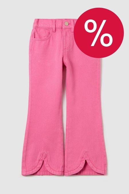 Брюки хлопковые с вырезами на брючинах OVS 1690₽