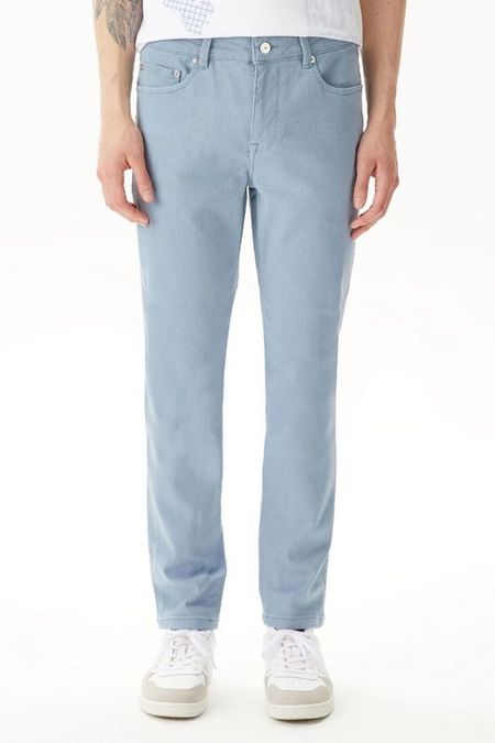 Брюки хлопковые зауженные Lacoste 14940₽