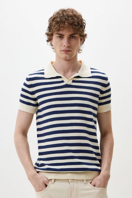 Джемпер с коротким рукавом в полоску Marhatter 3150₽