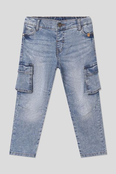 Джинсы с эластичным поясом и карманами Minymo 2092₽