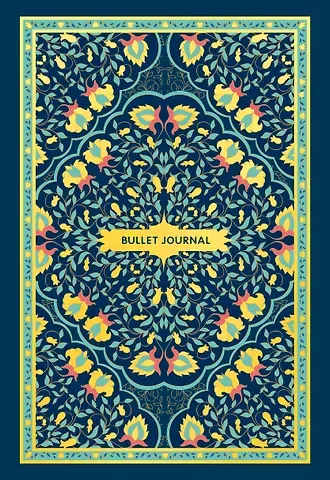 Блокнот в точку: Bullet Journal (ковер золотой, 160 c., с наклейками)