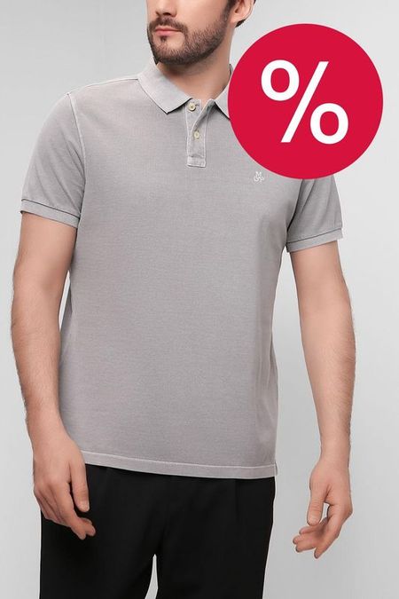Однотонное поло из хлопка Marc OPolo 5290₽