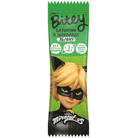 Батончик Take a Bitey Lady Bug яблоко в шоколаде 35 г