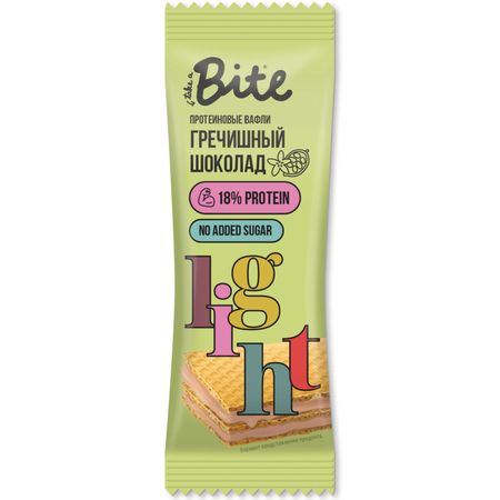 Вафли протеиновые Take a Bite со вкусом Гречишный шоколад 35 г