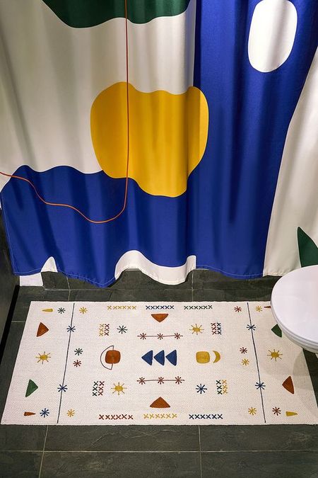 Коврик для ванной хлопковый с принтом Moroshka 3990₽