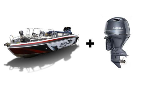 Комплект Алюминиевая лодка (катер) Mikatsu (Микатсу) 590 (Z99) Premium + мотор Yamaha F115BETL