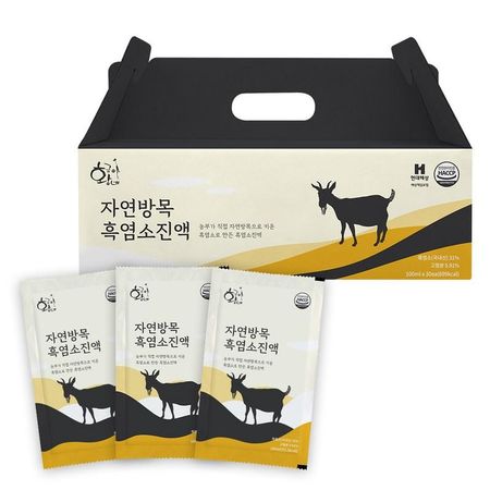 Geumine Natural Pasture Black Goat Extract 30 пакетов, 100 мл, 30 единиц