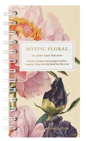 Записная книжка 94*174 100л кл. "Blossom. Peonies" тв.переплет, спираль, микротекстурирование, ламинация, тиснение фольгой