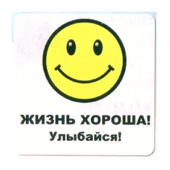 Сувенир МАГНИТИК Магнит 6,5*6,5см "Приколы": "Жизнь хороша..."