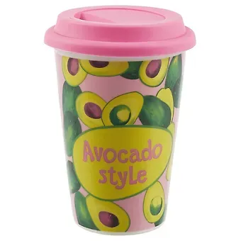 Стакан керамический Avocado style (ПВХ бокс) (ТС2017-19)