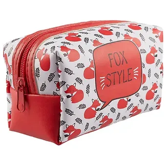 Косметичка на молнии Fox style (16х8) (ПВХ бокс)