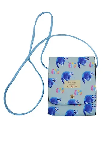 Сумка на кнопке Еноты (PU) (17×15) (12-07248-6077-5)
