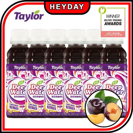 [Taylor] Prune Deep Water 180 мл 4 бутылки 6 бутылок Высококонцентрированный фруктовый сок Сливовый сок Prune 180ml x 4 bottle