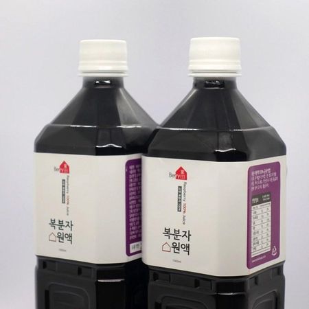 Сок Gochang bokbunja без сахара 100%, 1000 мл, 2 бутылки