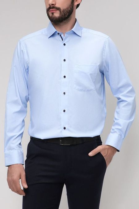 Однотонная сорочка из хлопка Olymp 4290₽