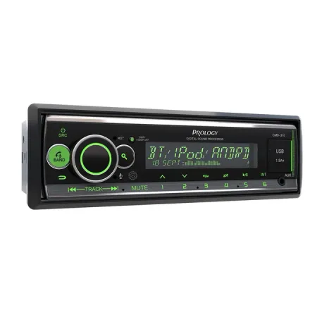 Автомагнитола PROLOGY CMD-310 , USB, AUX, BT,DSP ,многоцветная
