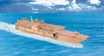 Конструктор, Авианосец, 23х37, дерево